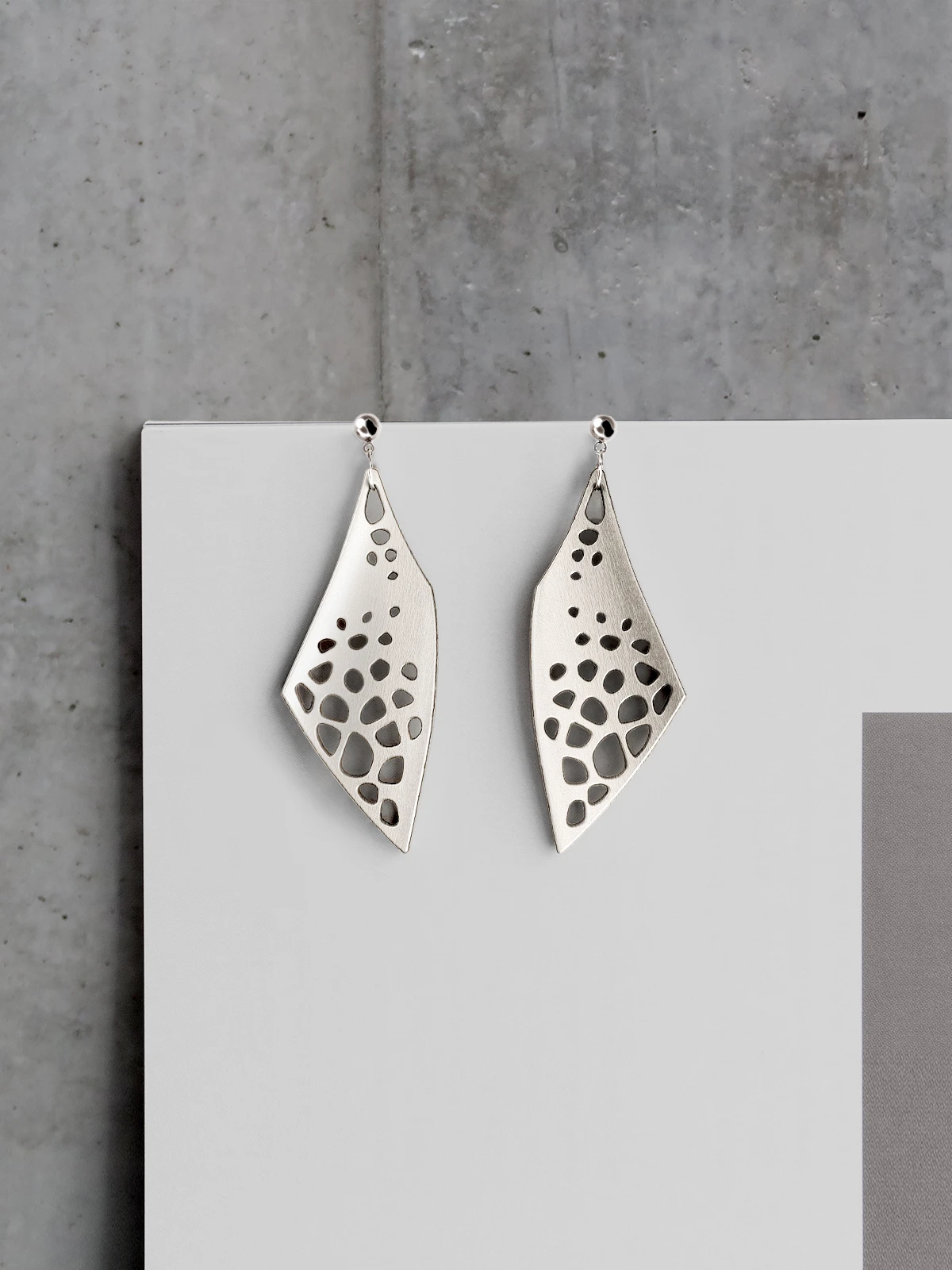 Biroi Silver Earrings