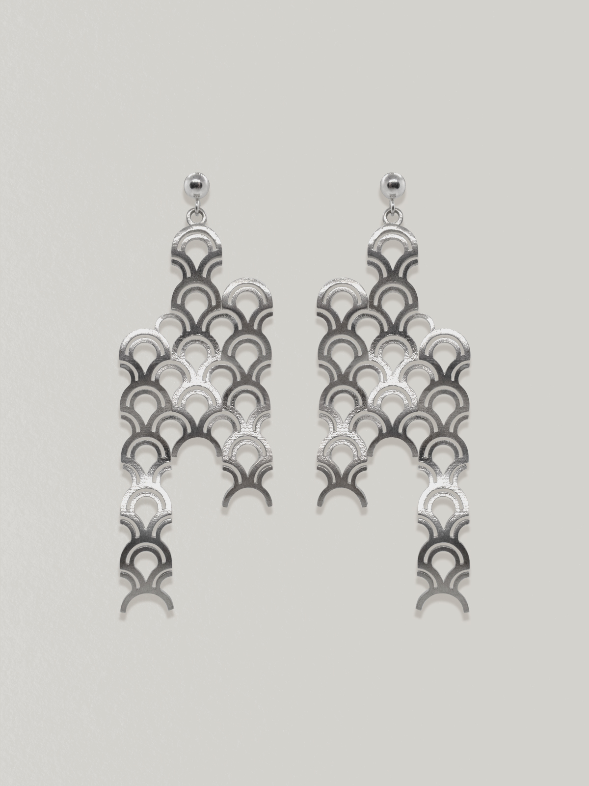 Nami Silver Earrings - Image 2