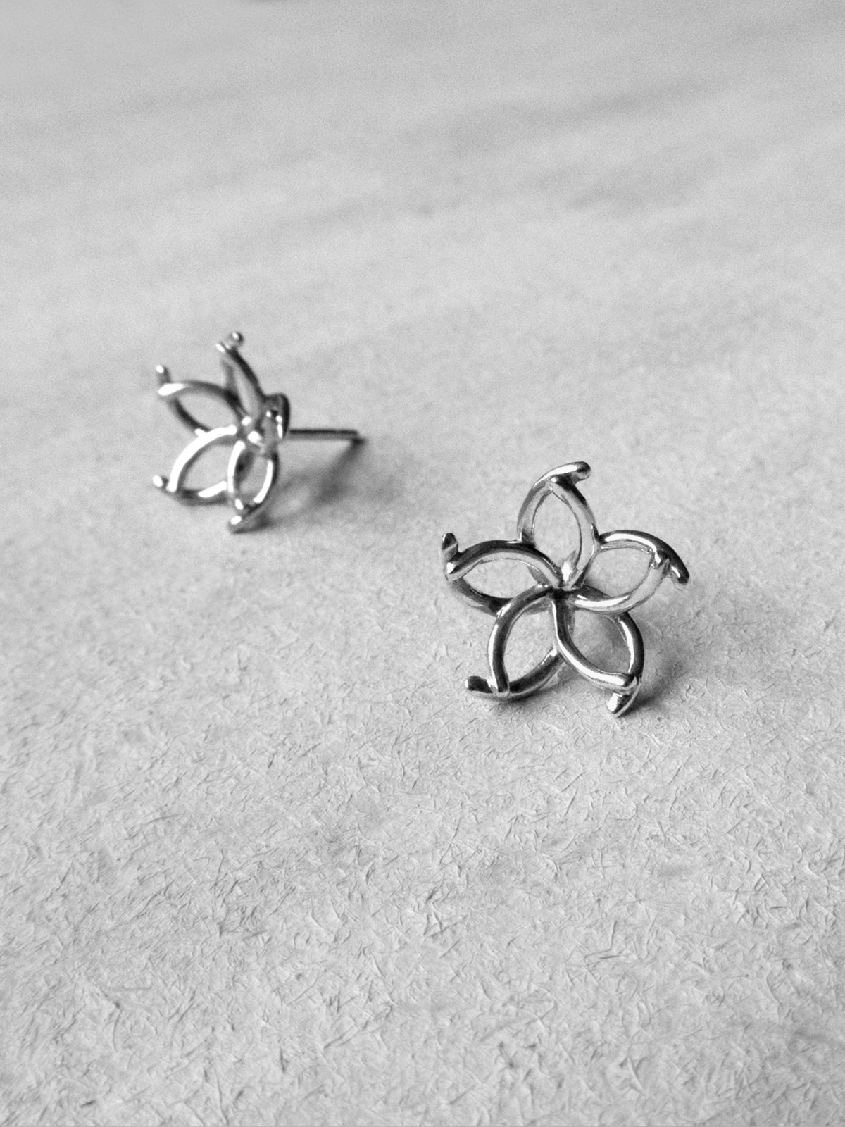 Sakura Silver Earrings - Image 2